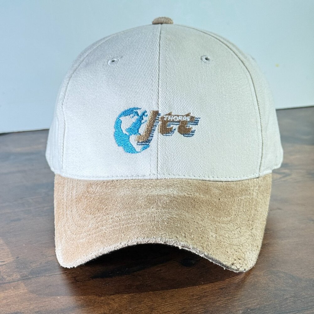 Vintage Port Authority J.T. Thorpe & Son, Inc. (JT THORPE) White & Brown Hat